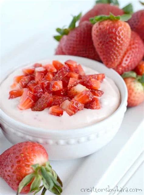 Strawberry Cheesecake Dip Creations By Kara