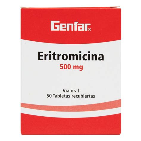 Eritromicina Mg Tabletas Gf