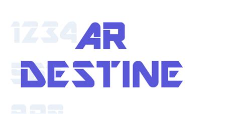 Ar Destine Font Free Download Fontsmag