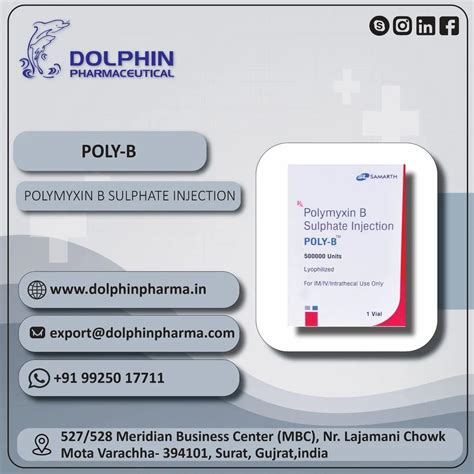 Polymyxin B Sulphate Injection At Rs 1800 Vial Polymyxin B Sulfate