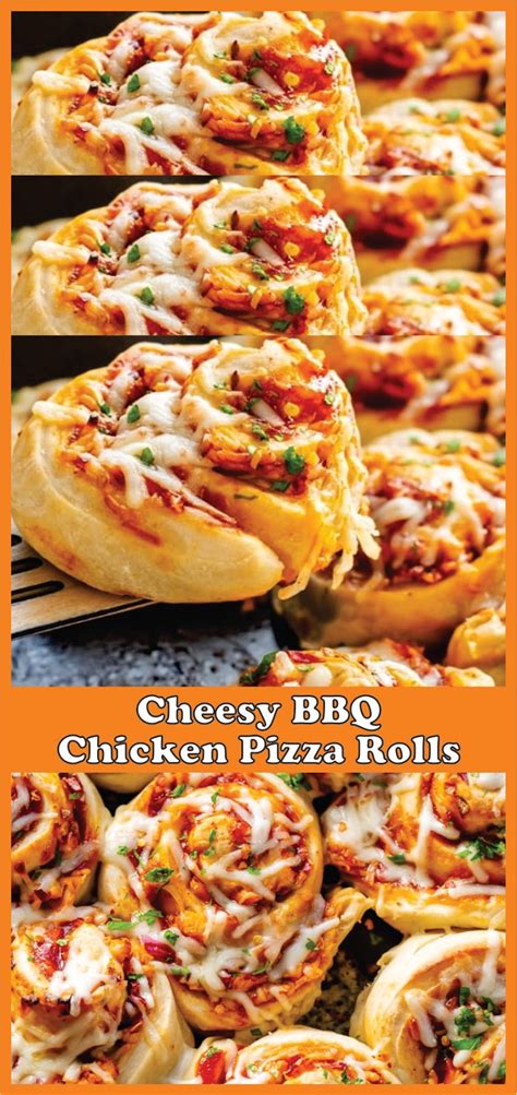 Cheesy Bbq Chicken Pizza Rolls Recipe Spesial Food