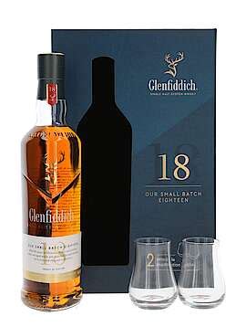 Glenfiddich Years Our Small Batch Eighteen Mit Gl Sern Whisky