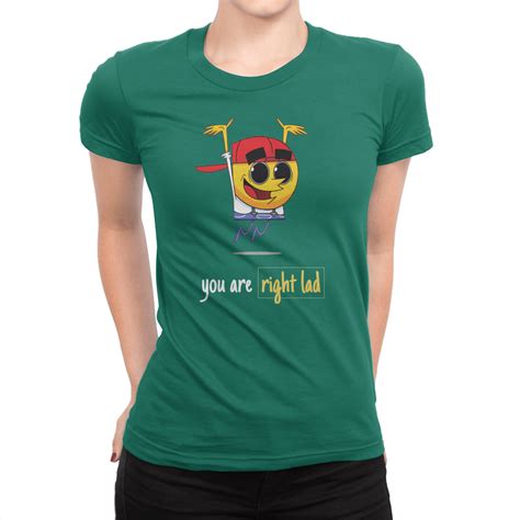 Smashbits Animations You Are Right Lad Ladies T Shirt Crowdmade