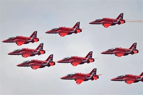 Red Arrows Flight Path This Weekend Route And Times Schedule For The