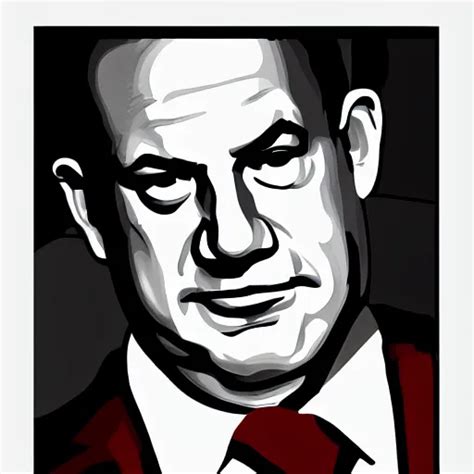 Portrait Of Benjamin Netanyahu As A Godfather Neo Stable Diffusion