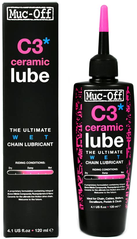 Muc Off C3 Wet Ceramic Chain Lubricant 120ml JV Bike