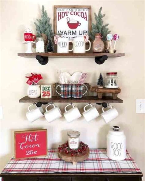 75 DIY Christmas Hot Cocoa Bar Ideas Lady Decluttered Hot Cocoa Bar