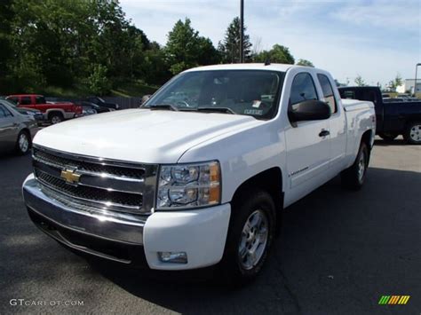 2007 Summit White Chevrolet Silverado 1500 Lt Extended Cab 4x4 81870974 Photo 2