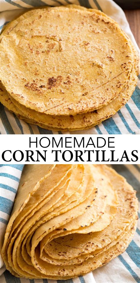 Authentic Homemade Corn Tortillas Recipe