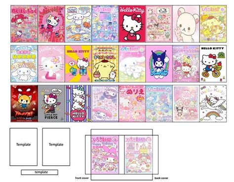 sanrio mini printable manga :)) | Mini books diy, Hello kitty crafts ...