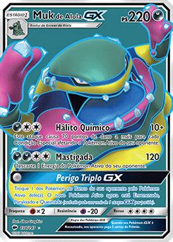 Muk De Alola GX Sombras Ardentes Banco De Dados De Cards Do