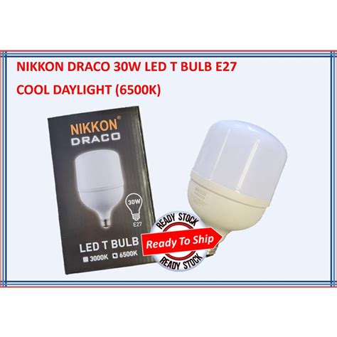 NIKKON DRACO 30W LED T BULB E27 COOL DAYLIGHT 6500K Shopee Philippines