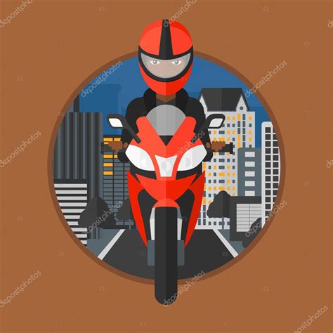 Woman Riding Motorcycle Stock Vector By VisualGeneration 126326882