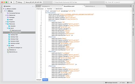 How To Create A Database Mobile App With Sqlite And Visual Studio