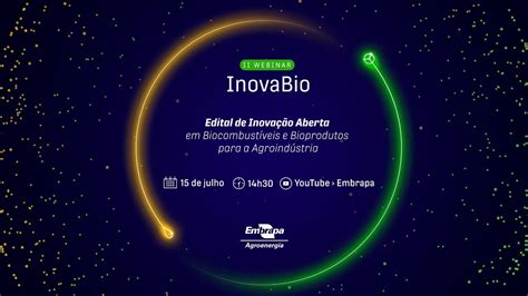 II Webinar InovaBio Bate Papo Pesquisadores Sobre As Linhas Do