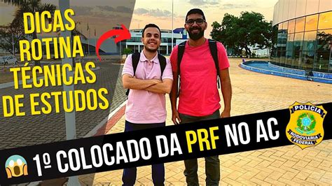 Aprovado Na Pf E Prf Ele Fez 100 Pts LÍquidos Novo Concurso