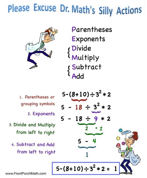 Free Order Of Operations Poster This Is A New Way To Look At Order Of