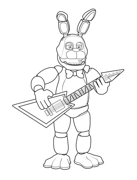 Toy Bonnie Coloring Pages And Coloring Book 6000 Coloring Pages