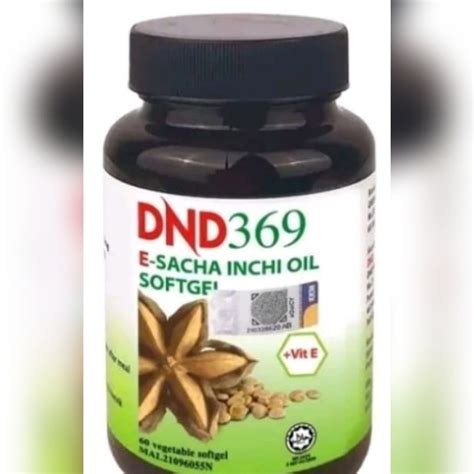 Dnd E Sacha Inchi By Dr Nordin Health Nutrition Health Supplements