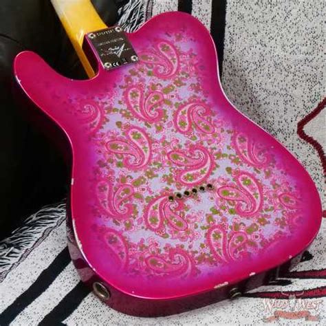 2023 Fender Custom Shop Limited Edition 68 Tele 1968 Telecaster Relic Pink Paisley Guitars