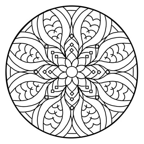 Kolorowanki Mandala Do Druku Kolorowankidodruku