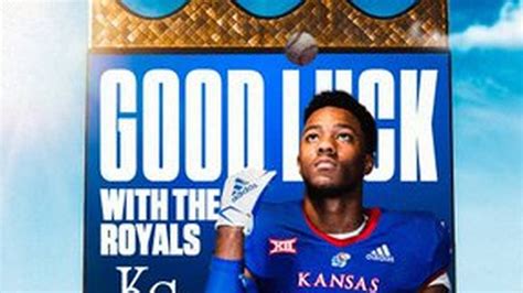 Kansas Footballs Noah Barber Is Signing Royals Mlb Contract Kansas