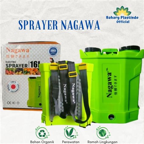 Jual BONUS KAOS Sprayer Elektrik Yokohama NAGAWA 16 Liter Alat Semprot