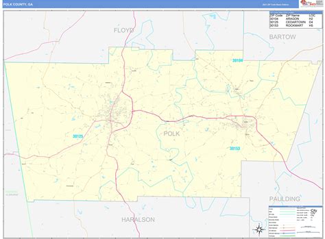 Polk County Zip Code Map