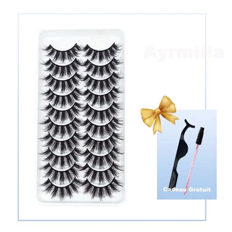 Lash 3d Faux Mink Lashes Fluffy Soft Wispy 3d Natural Eyelashes Long False Eyelashes Curly