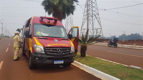 Motociclista Fica Ferido Ao Se Envolver Em Acidente De Trânsito No Tropical Iii Cgn O Maior