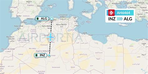 AH6464 Flight Status Air Algerie In Salah To Algiers DAH6464