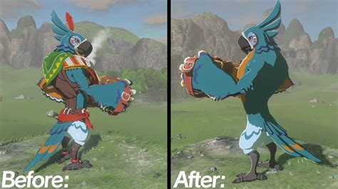 Naked Kass The Legend Of Zelda Breath Of The Wild Wiiu Mods