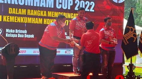 Ikuti Turnamen Menembak Menkumham Cup 2022 Kanwil Kemenkumham Kalsel