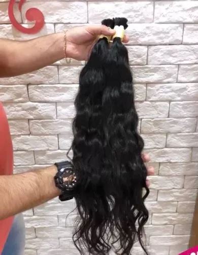 Cabelo Humano Ondulado 60cm 200 Gramas Indiano Prime