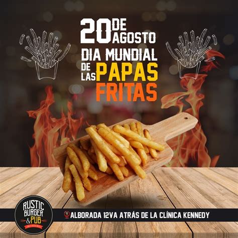 Día Mundial De Las Papas Fritas Flyer Publicitario Instagram Post Flyer