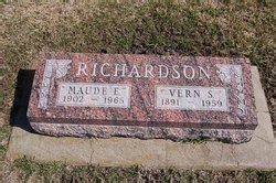 Verne S Richardson 1891 1959 Mémorial Find a Grave