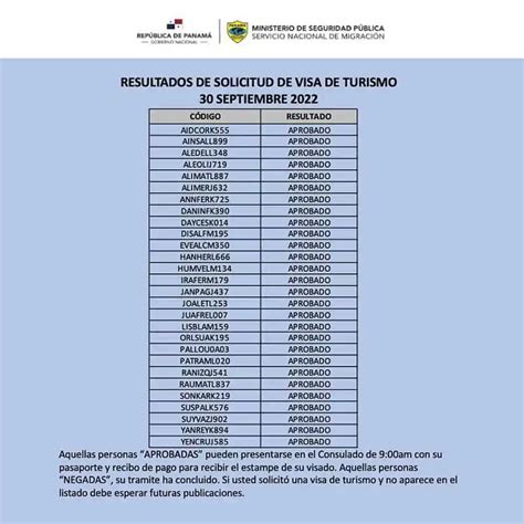 Consulado de Panamá en Cuba informa sobre resultados a las solicitudes