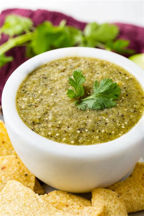 Homemade Authentic Salsa Verde Oh Sweet Basil