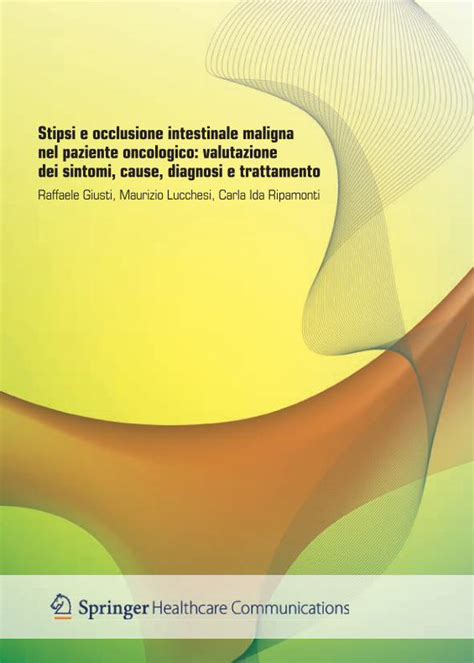 PDF Stipsi E Occlusione Intestinale Maligna Nel Paziente Stipsi