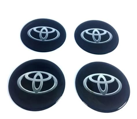 Adesivos Emblema Resinado Roda Toyota 70mm Cl5 Parcelamento Sem Juros