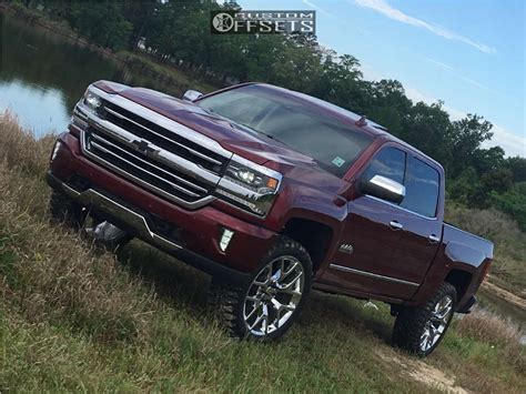 2017 Chevrolet Silverado 1500 With 24x10 31 Oe Performance 169 And 35 12 5r24 Haida Mud Champ