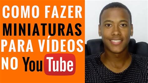 🔴 Como Fazer Capa De Vídeo Para Youtube Aprenda A Como Fazer A Sua