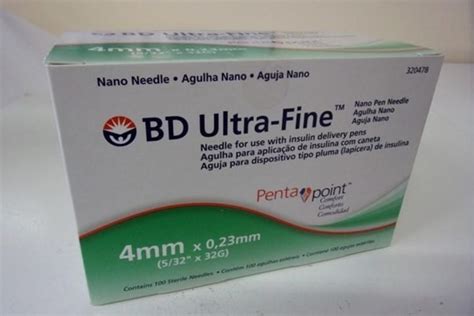 Aguja Descartable Ultra Fine 32 G X 4 Mm X100 Bd Bd Agujas Mi Farma