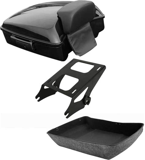 Amazon Chopped Tour Pack Trunk Razor Backrest Pad W Two Up