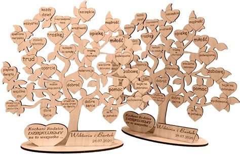 Podzi Kowania Dla Rodzic W X Grawerowane Drzewko Ceny I Opinie