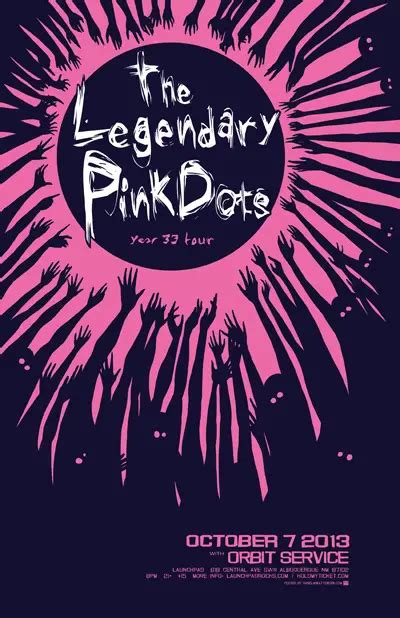 The Legendary Pink Dots Poster By Danielwattsart On Deviantart