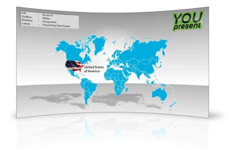 World Map Template for PowerPoint | YOUpresent