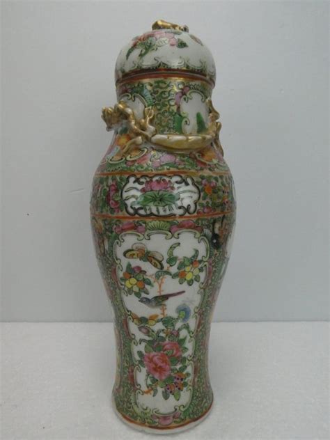 Lidded Vase Famille Rose Porcelain China 19th Catawiki