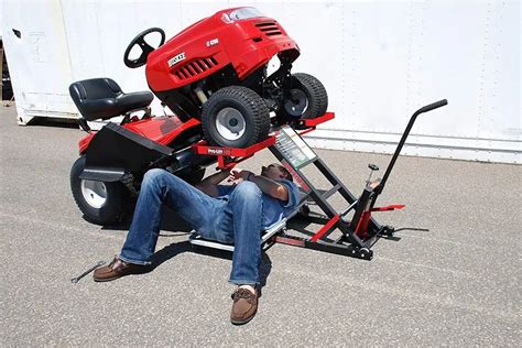 How To Lift Remove And Change Riding Lawn Mower Blade