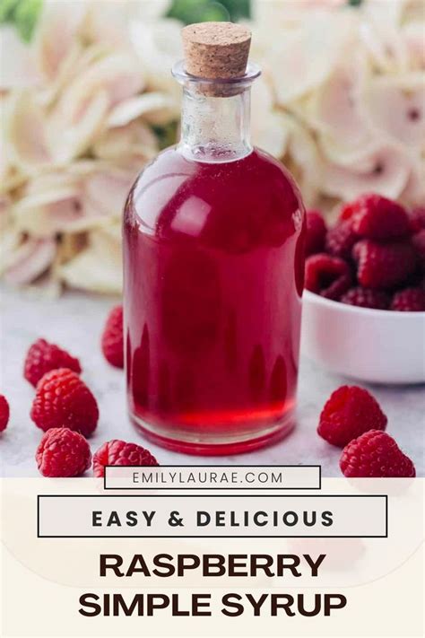 Raspberry Simple Syrup Raspberry Syrup Recipes Raspberry Syrup Simple Syrup Recipes